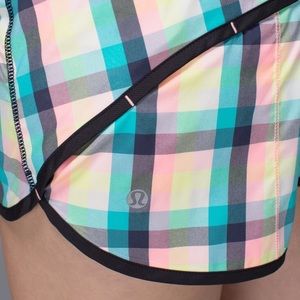 Lululemon Speed Shorts Plaid Madras Print 2